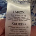 Ellen Tracy  Blue and White Patterned Skorts Photo 3