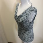 BCBGMAXAZRIA BCBG women’s tie back drop neck short sleeve shirt size sm/medium​ Photo 1