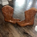 Brown Western Cowboy Boots Size 9 Photo 1