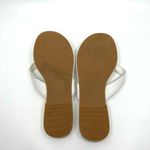 Jack Rogers Rowan White Leather Thing Sandals Women's 7 US Photo 7