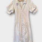 Cinq à Sept Monty Pleated Midi Dress Size 8 White Photo 4
