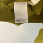 Ann Taylor  mustard crew neck with with cut outs in size Large Photo 4