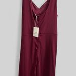 Grace Karin New stunning magenta ruched tank dress size 2XL plus feminine chic Photo 0