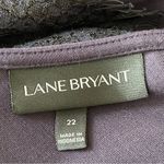 Lane Bryant Women’s Fit & Flare Dress Plus Size 22 Navy Lace 3/4 Sleeves Stretch Photo 9