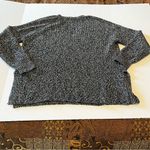 Athleta  Women Medium Black White V-neck Sweater‎ Long Sleeve Athleisure Winter Photo 8