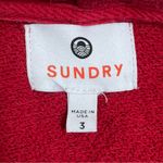 Sundry  Striped Varsity‎ Hoodie Size 3 Large EUC Photo 2