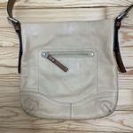 Coach  BEIGE # k0782-f10938 ZIPPER OPEN LADIES LEATHER PURSE - SHOULDER BAG Tan‎ Photo 4