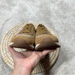 Michael Kors Michael Monique Monogram Trainer Shoes Sneakers Lace-Up in Tan 7 Photo 8