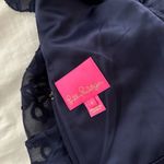 Lilly Pulitzer Women’s 4 Navy Blue Autumn Midi Dress New without Tags Photo 4