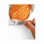 Small Orange Floral Print Two Photo 5