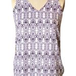 Willi Smith Ladies Sleeveless Black & White Blouse ~ V Neck ~ Women's Size SMALL Photo 1