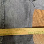 J.Crew  Regent Blazer Jacket Chambray Denim Ruffles‎ Academia Career Office Sz 0 Photo 12