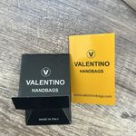 Mario Valentino  Nina Leather Crossbody Bag Cream Photo 6