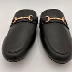 Big Buddha  Black Horsebit Slide On Mules Size 11 Photo 8