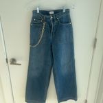 Cult Gaia Wide-Leg Chain Jeans Photo 1