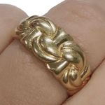 Atasay Kuyumculuk AK 14K Yellow Gold Smooth Byzantine Sz 10 Band State Ring Photo 1