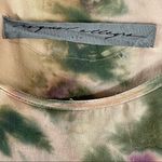 Raquel Allegra 100% Silk Blouse Tie Dye Ink Blot Size 1 Made in LA Nude Neutral Photo 8