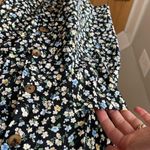 Pink Rose Black Blue Yellow Floral Slip Dress Size Small Photo 2