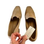 Joie NEW  Square Toe Pumps Loafer Suede Tan sZ 8.5 Photo 2