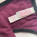 PINK - Victoria's Secret PINK by Victoria’s Secret High Neckline Cotton Razorback Cropped Sports Bra Top Photo 3