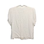 Urban Romantics  Women’s White Short Sleeve Crop Top Blouse Y2K Lagenlook Size L Photo 1