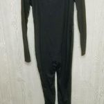 Leg Avenue  medium black slick cat suit once piece outfit costume Halloween Photo 1