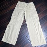 Full Tilt Women’s cargo pants with pockets 100% cotton casual coastal wide leg Photo 1