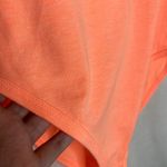 Zenana  Premium Scoop Neck Racerback Tank Top Bodysuit Neon Orange Size Small Photo 6