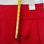 NWT Sports Illustrated Leggings S Red Womens Seamless Mesh Panels Athletic Photo 5