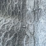 Towncraft VTG Plus 100% Worsted Wool Chunk Cable Knit Sweater Photo 8