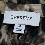 Evereve  Lexi Leopard Animal Print Blouse Career Mob Wife Luxury Statement M Photo 6