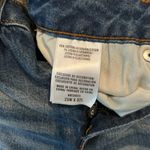 Cleo+Wolf Women’s Blue Jeans 25/32 Straight Leg High Rise Distressed Medium Wash Photo 3