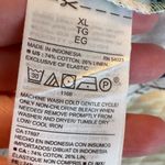 Old Navy Linen Blend Ruffle Tropical Tank Top Women’s XL Birds Flamingos Flowy Photo 8