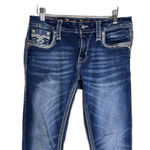 Rock Revival  Cherilyn Jeans Womens 29 Blue Skinny Embellished Denim Bling Photo 1