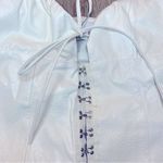 Princess Polly •  Heart of Glass leather mini dress white size 8 Photo 5