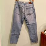 Madewell  The Perfect Summer Jean Distressed Tapered High Rise 32 MOM Jeans Photo 5