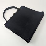 American Vintage Vintage Morris Moskowitz Top Handle Felt Bag with Coin Purse Black Photo 5
