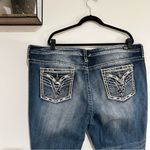 Vigoss Capri Heritage Fit Large Stitch Denim Blue Jeans Size 26 Short Photo 4