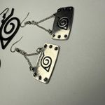 Naruto Hidden Leaf Village Logo Anime Dangle Pierced Earrings Lot Of 2 Photo 3