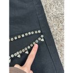 Torn By Ronny Kobo Torn By Ronny Mariah Jeans Black Wash Crystal Slit Embellished Women’s Size 25/0 Photo 7