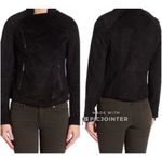 Vince Camuto Vegan Suede Leather Jacket XS Moto Asymmetric Black Photo 6