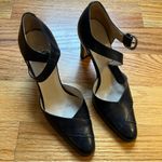 Caparrini navy blue ankle strap leather pumps size 36 Photo 2