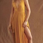 Free People ENDLESS SUMMER STRONG STATEMENT MAXI DRESS SIZE S ORANGE Photo 0