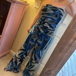 Elana Kattan MALI Strapless Print Jumpsuit with Ruched Bodice Blue Size XS Photo 8