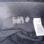 Cyrus  Black Ribbed Knit Wide Leg Pants Womens M Pull On Cropped Stretch Lounge Photo 2