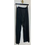 SKIMS Stretch Cotton Rib Pajama Pants in Soot Black Size Large Photo 7
