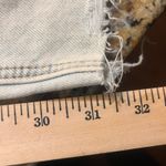 American Eagle NWT  Women Jeans‎ 12 Tall Denim Mom Jean Bleached Out Raw Edge Photo 7