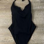 AQUA  Swim Black One Piece Bathing Suite Size S Photo 0
