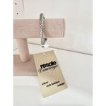 Tribal Sterling Silver Twist Black Onyx Cable Cuff Bracelet Women's Photo 1