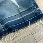 c'est toi Distressed Denim Mini Skirt Photo 3